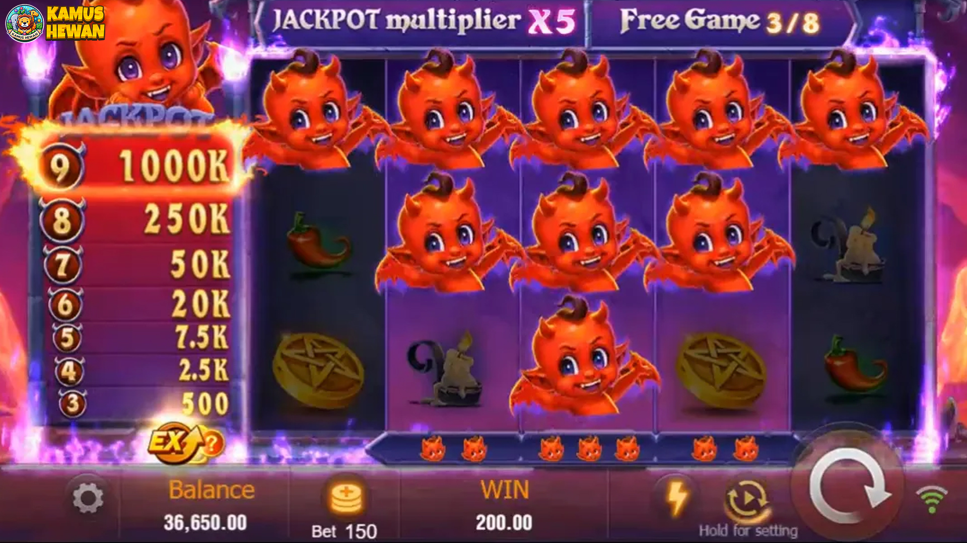 Varian Slot Gacor Devil Fire dengan 4 Tingkatan Jackpot Eksklusif
