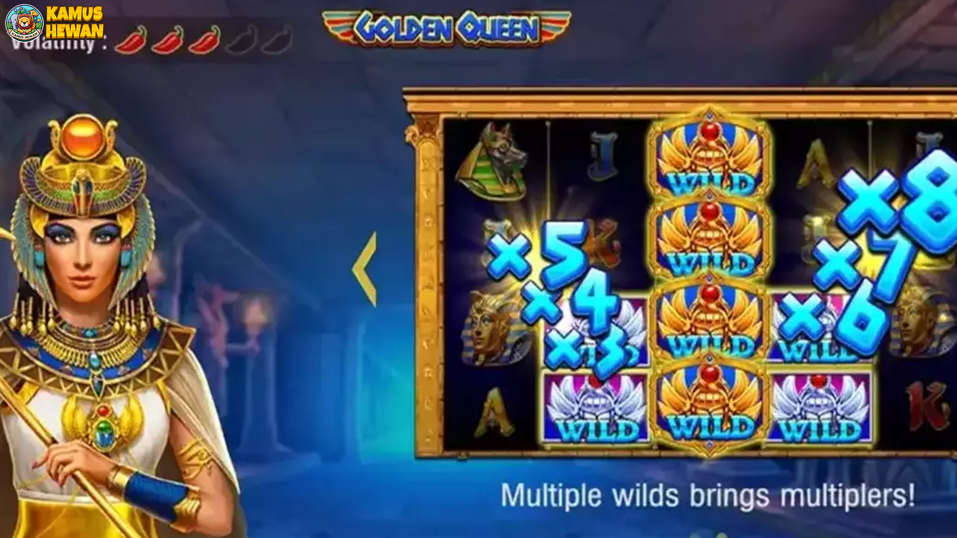 Perkembangan Grafis Slot Golden Queen Modern dalam 4 Versi