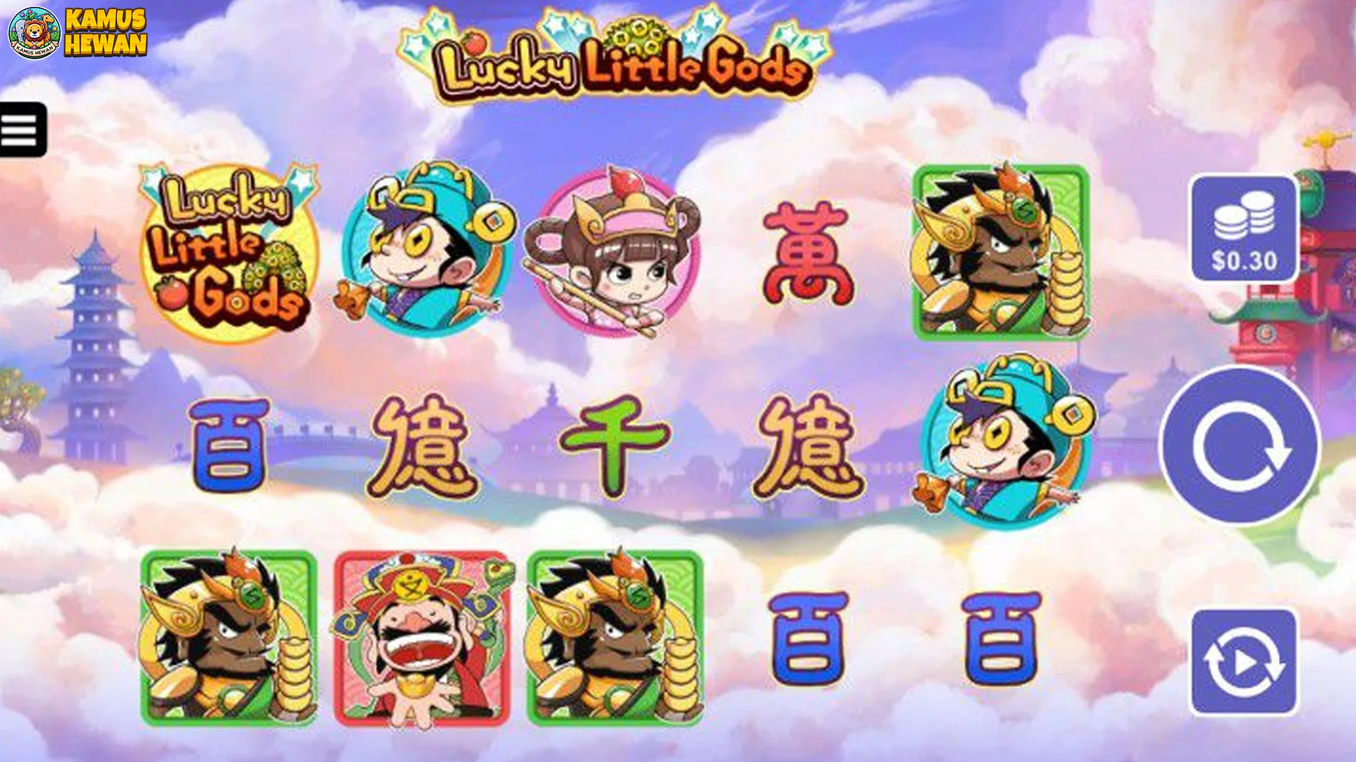 Efektivitas Dalam 5 Payline Aktif Lucky Little Gods 