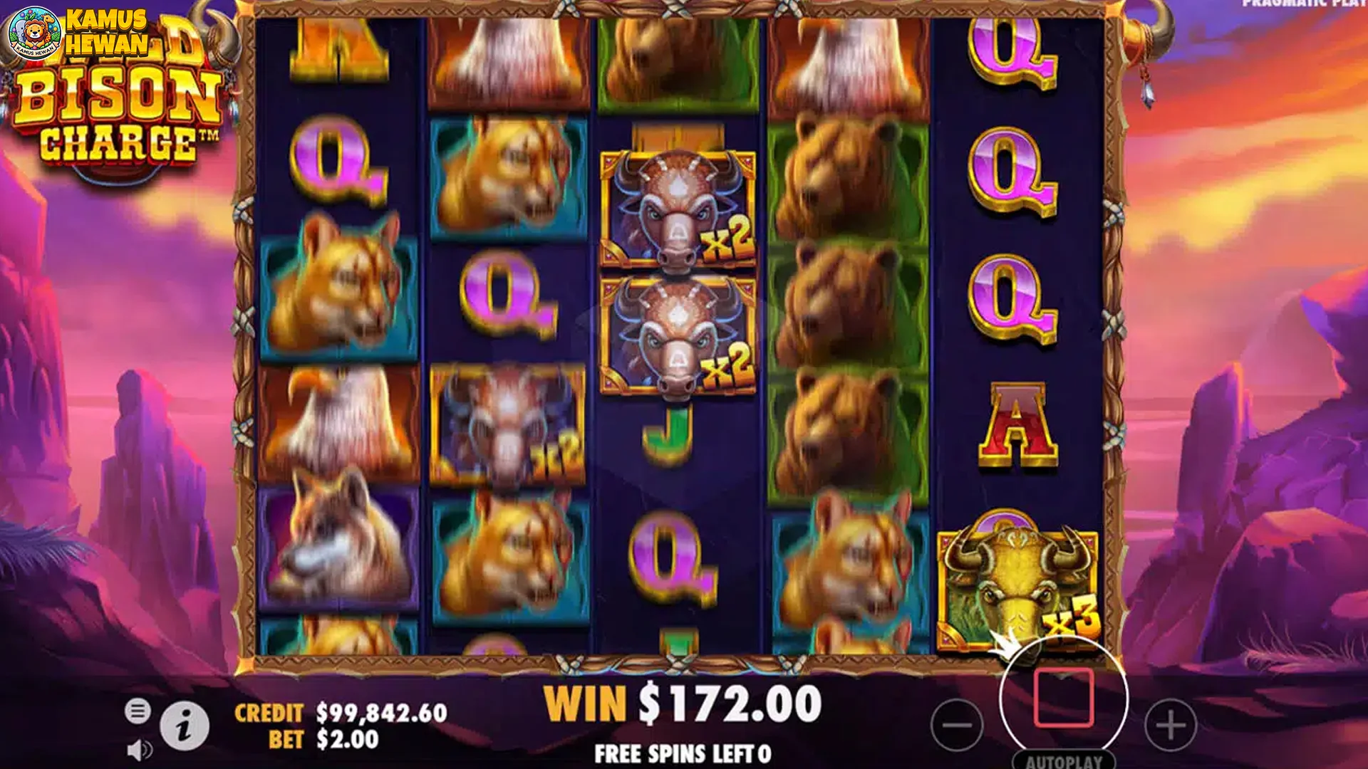 Wild Bison Charge Dalam Volatilitas Tinggi Level 100%